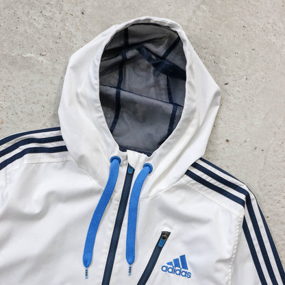 Adidas 3-Stripe 1/4 Zip Windbreaker Jacket - 2000s (M)