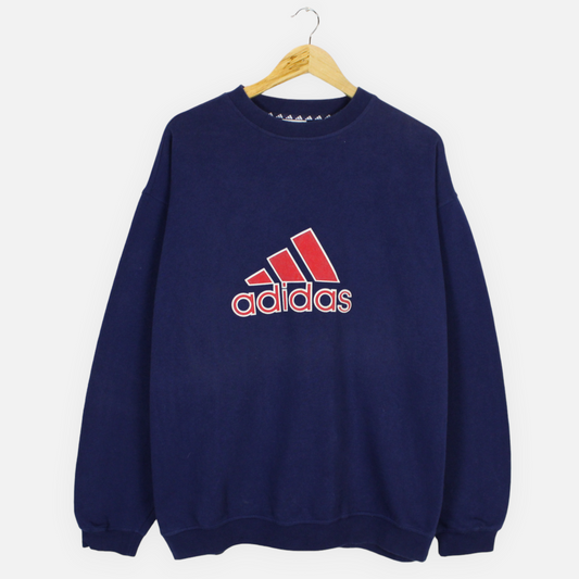 Vintage Adidas Logo Sweatshirt - XL