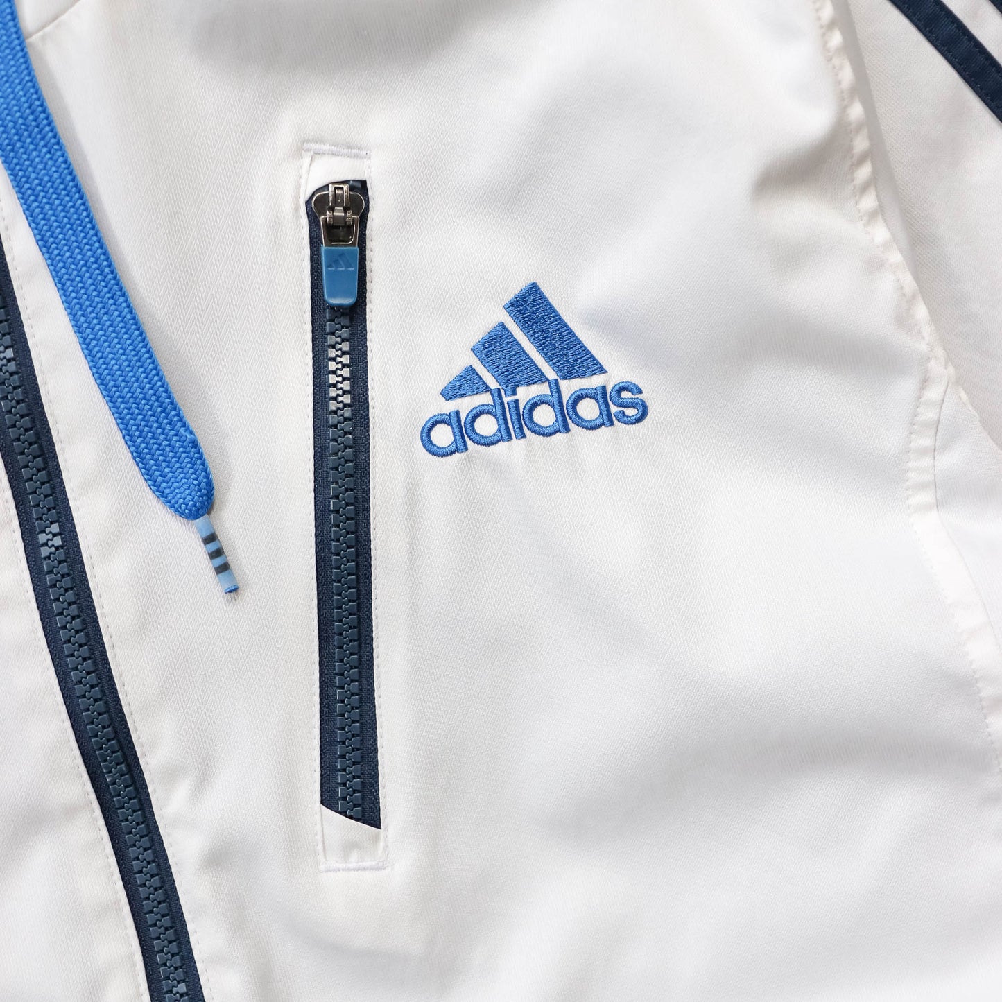Adidas 3-Stripe 1/4 Zip Windbreaker Jacket - 2000s (M)