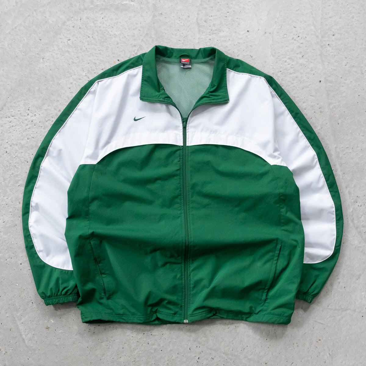 Nike Mini Swoosh Two-Tone Windbreaker Jacket - 2000s (XXL)