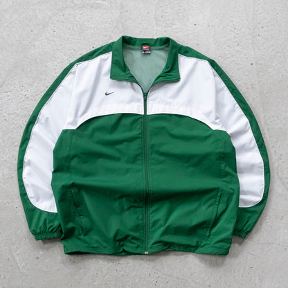 Nike Mini Swoosh Two-Tone Windbreaker Jacket - 2000s (XXL)