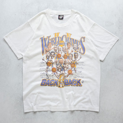 Vintage 1988 Los Angeles Lakers NBA Champions Salem Tee - L
