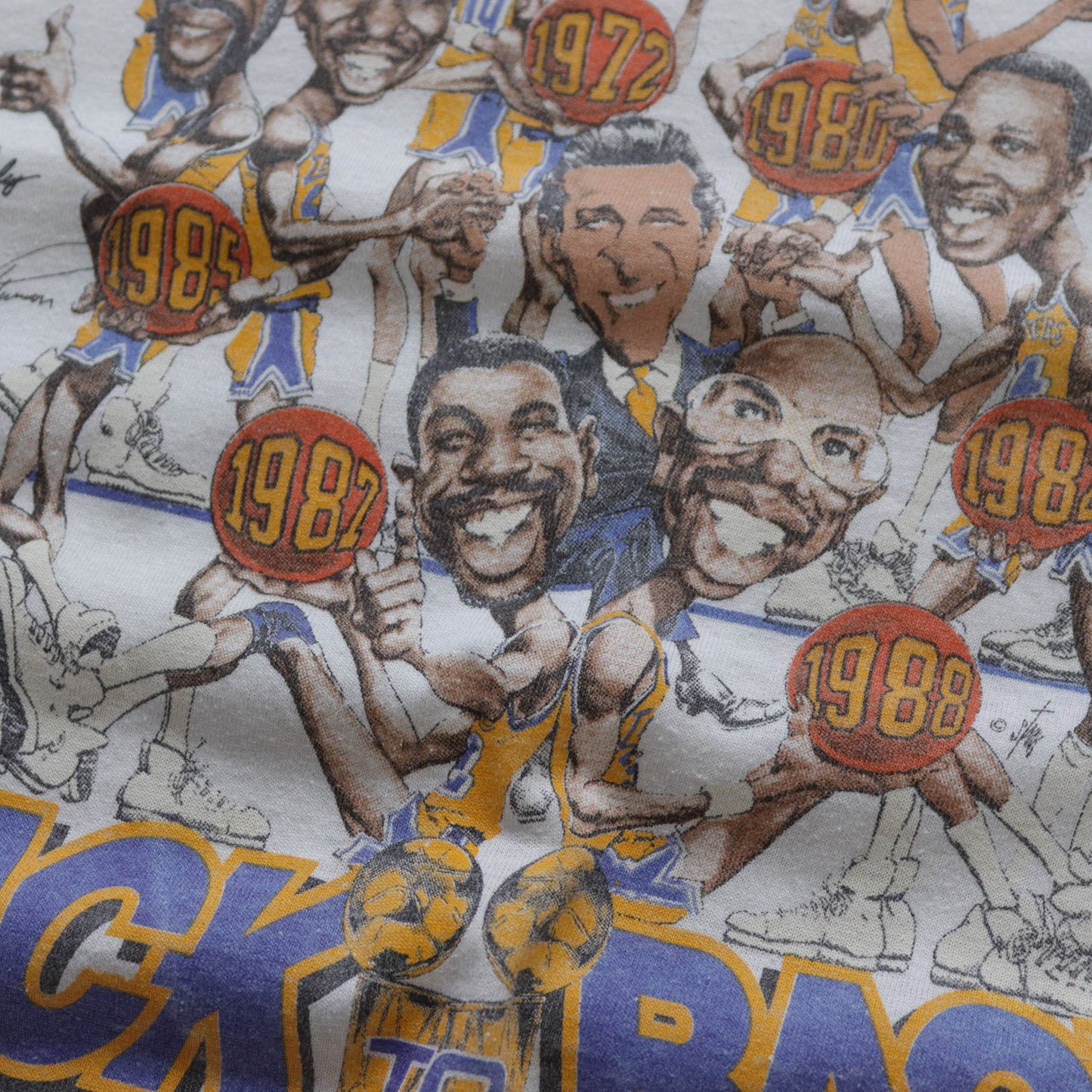 Vintage 1988 Los Angeles Lakers NBA Champions Salem Tee - L