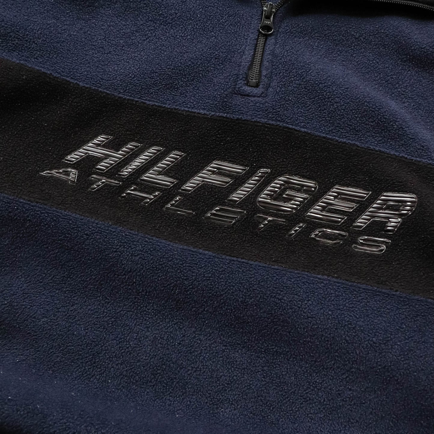Tommy Hilfiger Athletics 1/4 Zip Fleece Pullover - 90s (L)