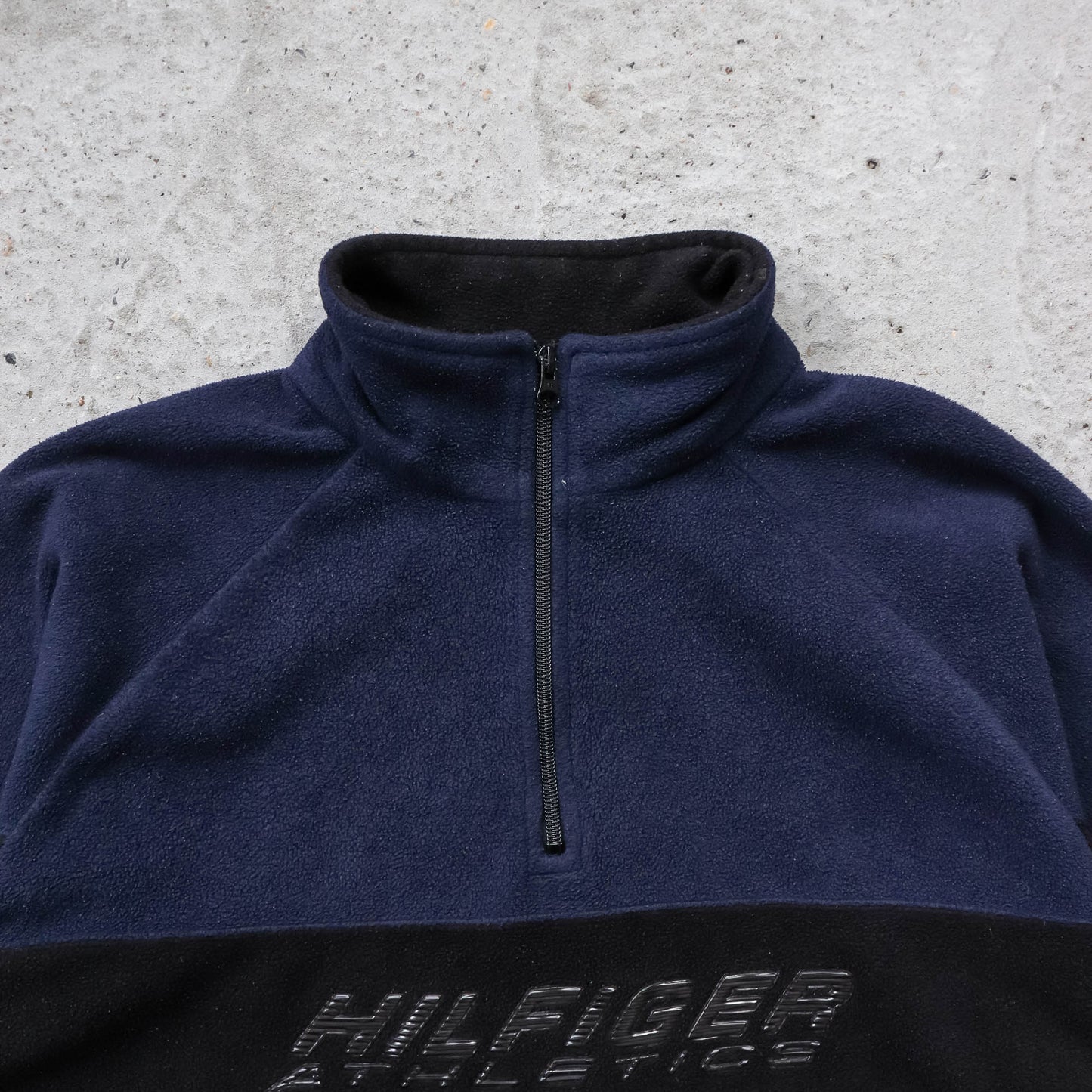 Tommy Hilfiger Athletics 1/4 Zip Fleece Pullover - 90s (L)