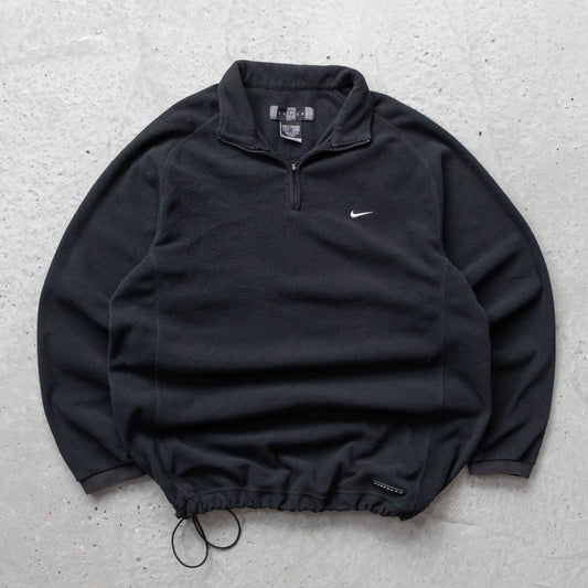 Nike Golf Mini Swoosh 1/4 Zip Fleece Pullover - 90s (XL)