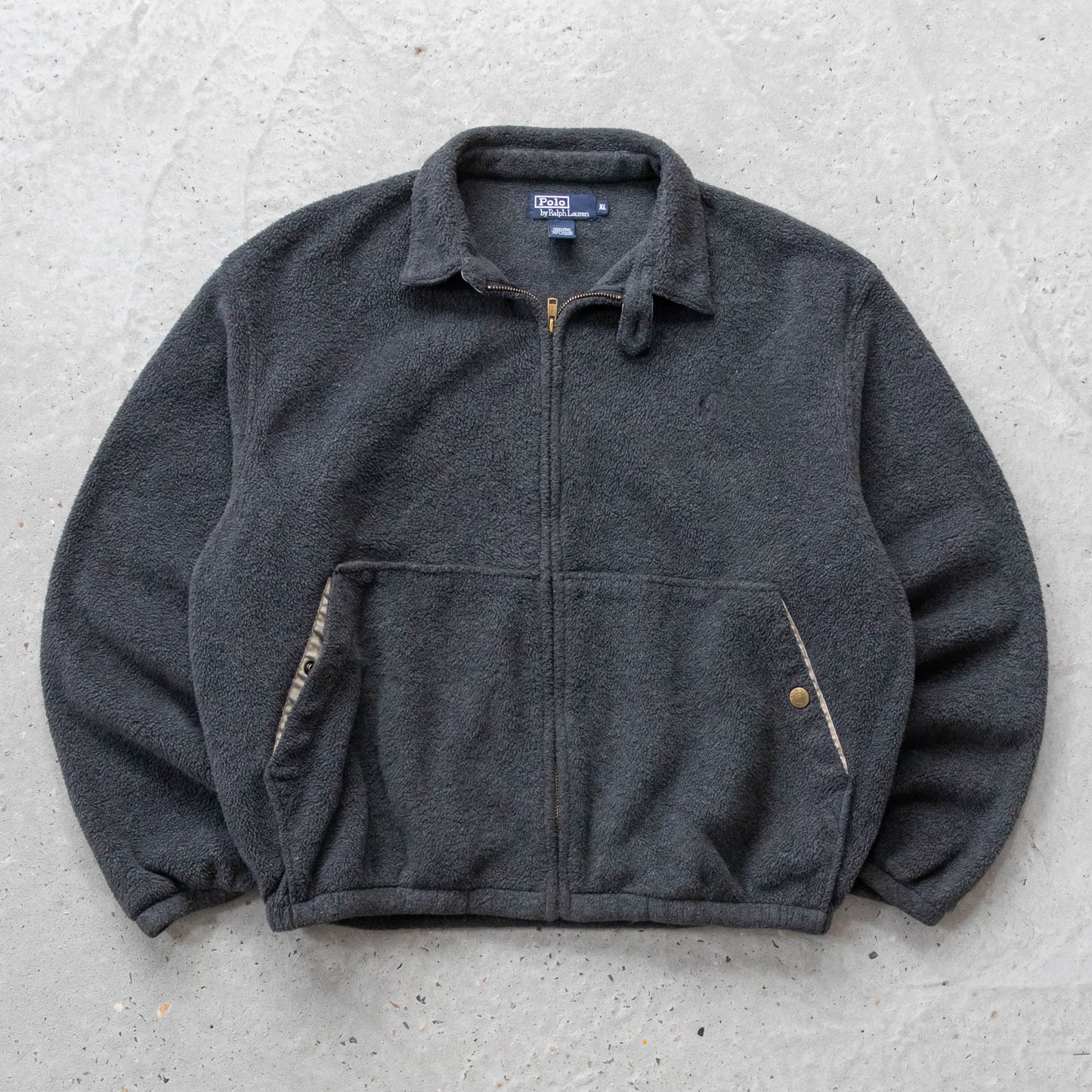 Polo Ralph Lauren Fleece Harrington Jacket - 90s (XL)