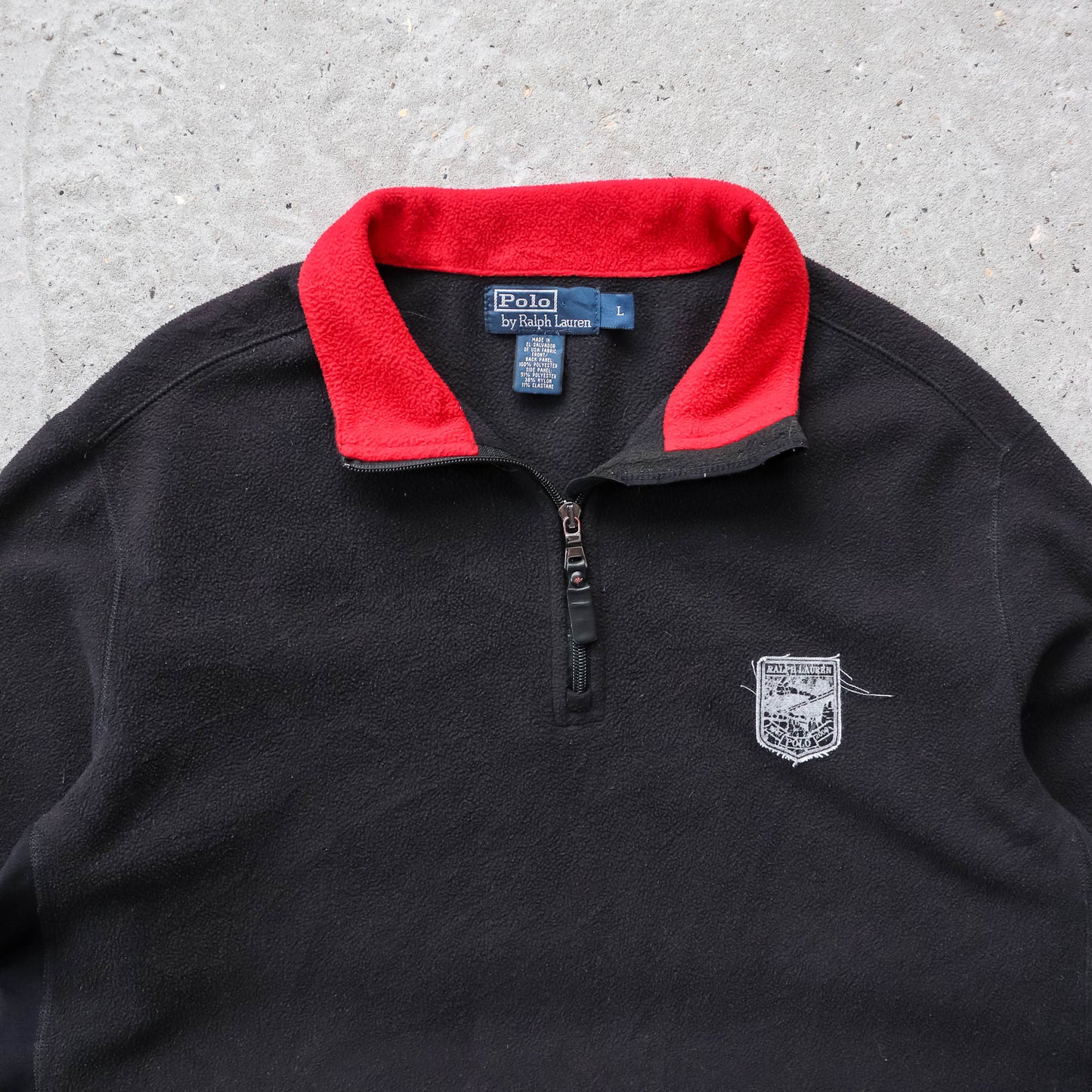 Polo Ralph Lauren Alpine 1/4 Zip Fleece Pullover - 90s (L)
