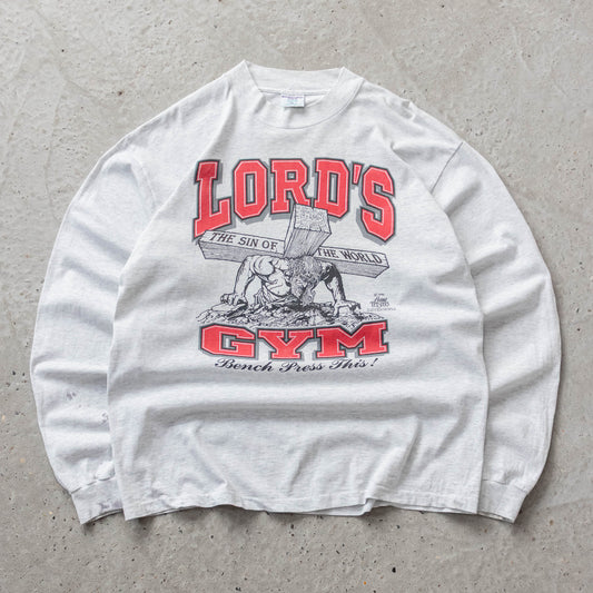 Vintage 90s Lord’s Gym 'His Pain Your Gain' Jesus Tee - XL
