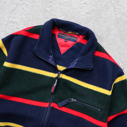 Tommy Hilfiger Golf Colourblock Fleece Jacket - 90s (L)