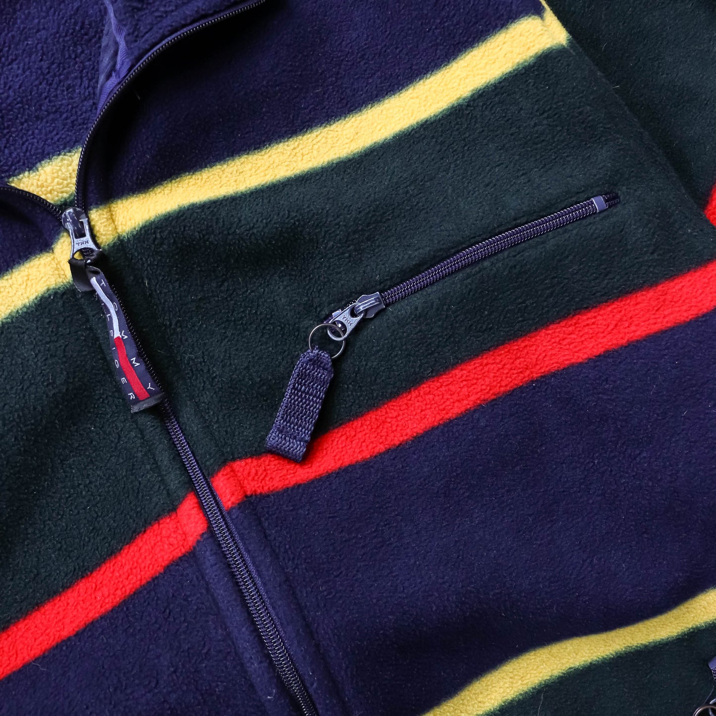 Tommy Hilfiger Golf Colourblock Fleece Jacket - 90s (L)