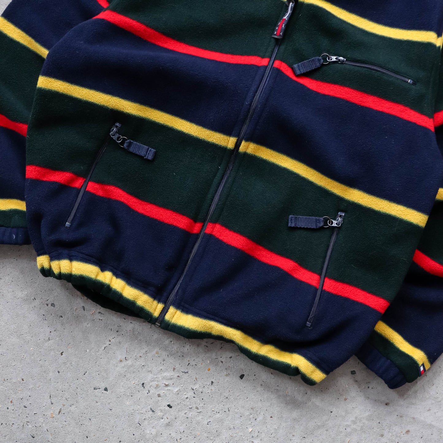 Tommy Hilfiger Golf Colourblock Fleece Jacket - 90s (L)