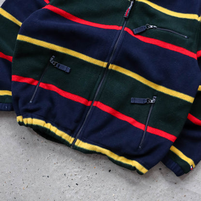 Tommy Hilfiger Golf Colourblock Fleece Jacket - 90s (L)