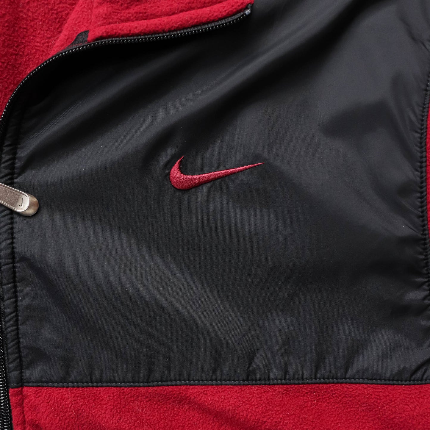 Nike Mini Swoosh Two-Tone Fleece Jacket - 2000s (XL)