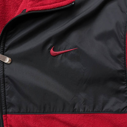 Nike Mini Swoosh Two-Tone Fleece Jacket - 2000s (XL)