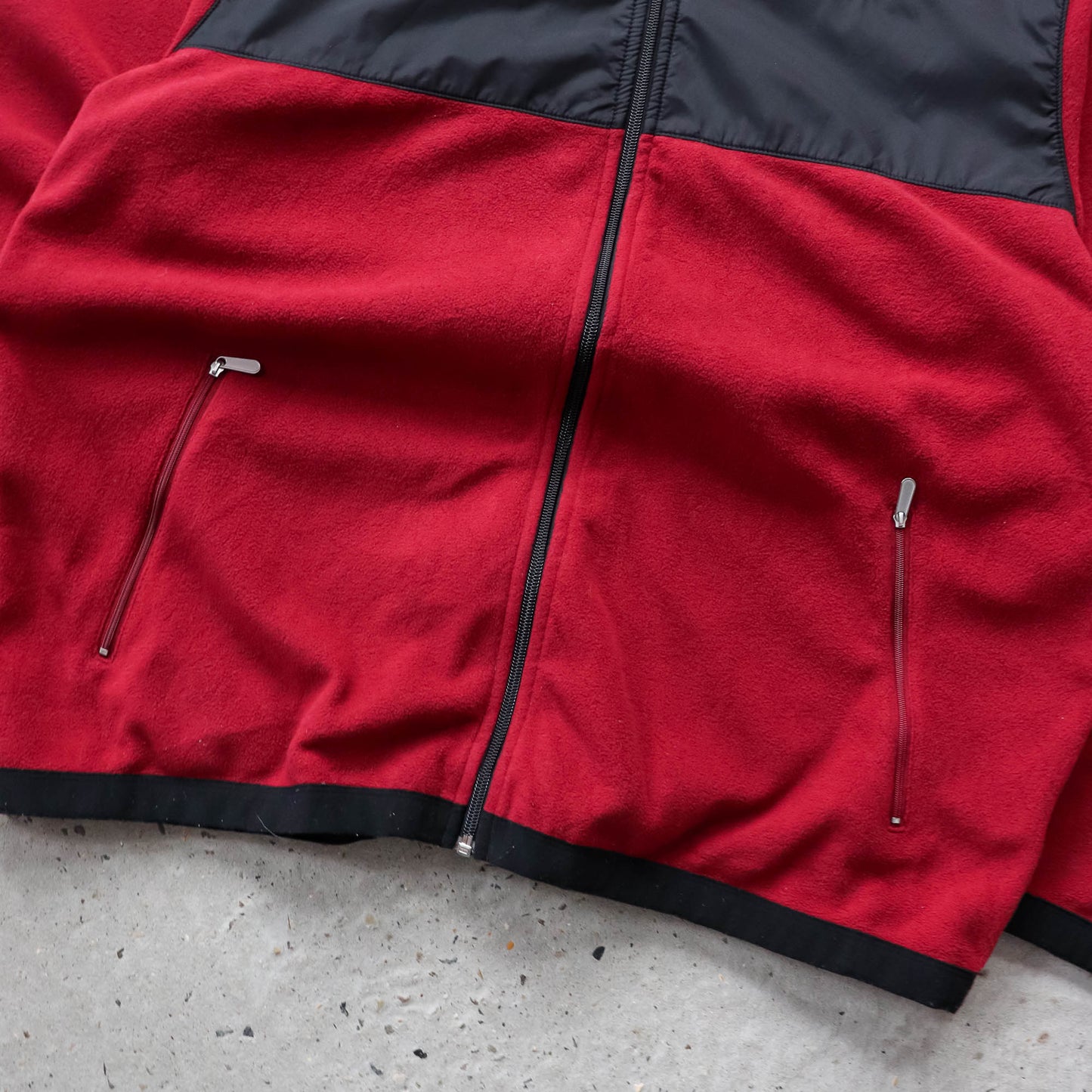 Nike Mini Swoosh Two-Tone Fleece Jacket - 2000s (XL)