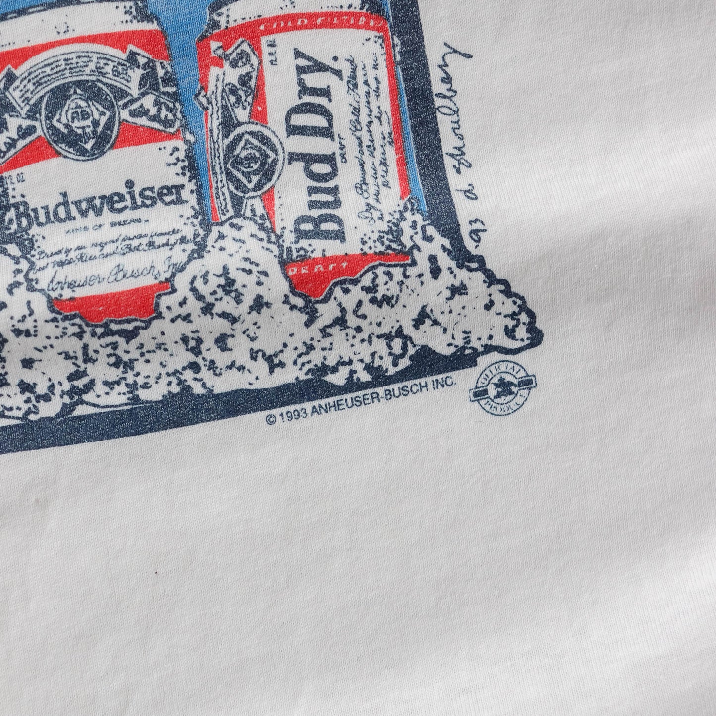 Vintage 1993 Budweiser Cape Cod Tee - XL