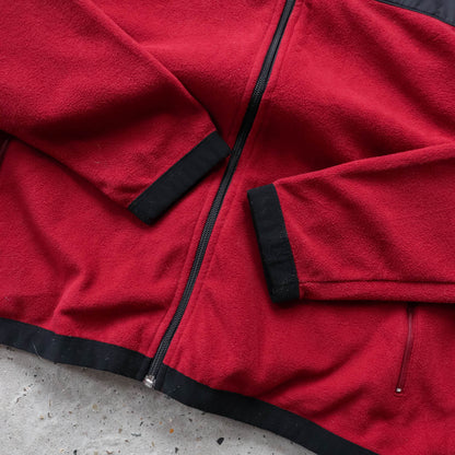 Nike Mini Swoosh Two-Tone Fleece Jacket - 2000s (XL)