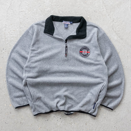 Nautica Competition Arctic 1/4 Zip Fleece Pullover - 90s (L)