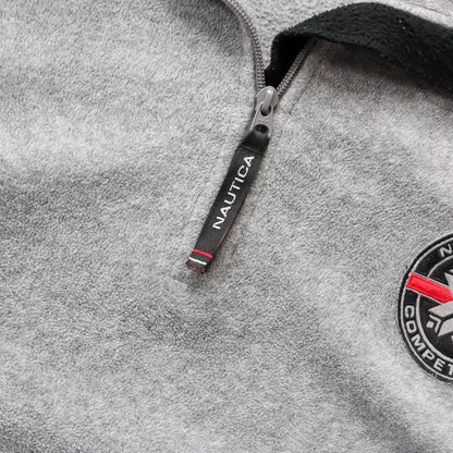 Nautica Competition Arctic 1/4 Zip Fleece Pullover - 90s (L)