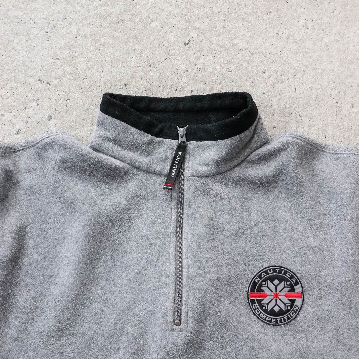 Nautica Competition Arctic 1/4 Zip Fleece Pullover - 90s (L)
