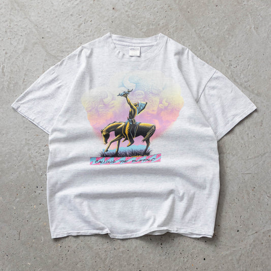 Vintage 1989 Calling The Buffalo Habitat Nature Tee - XXL