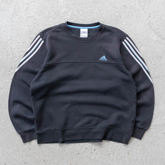 Adidas 3-Stripe Embroidered Sweatshirt - 2000s (L)