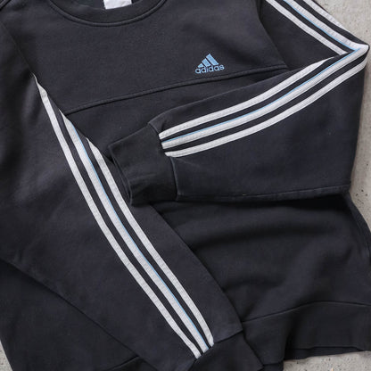 Adidas 3-Stripe Embroidered Sweatshirt - 2000s (L)