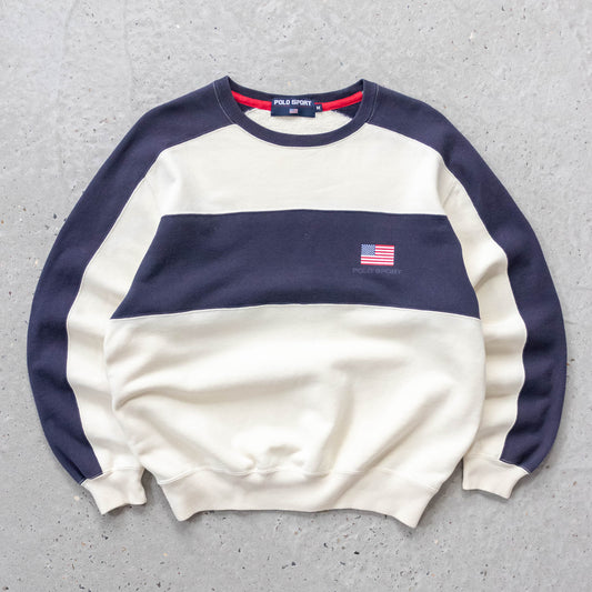 Polo Sport Ralph Lauren USA Flag Sweatshirt - 90s (M)