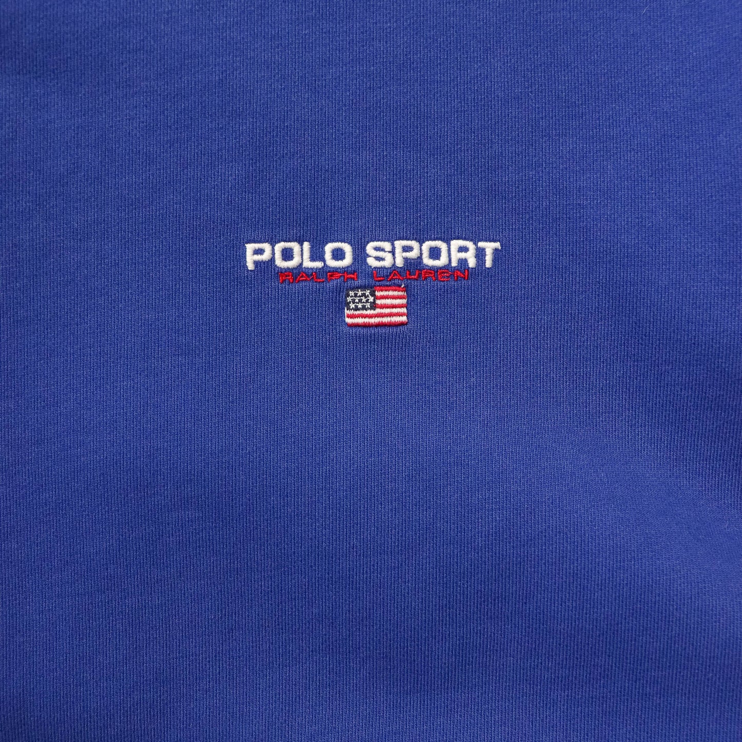 Polo Sport Ralph Lauren Spellout 1/4 Zip Sweatshirt - 90s (XXL)
