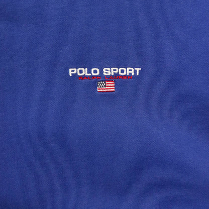Polo Sport Ralph Lauren Spellout 1/4 Zip Sweatshirt - 90s (XXL)