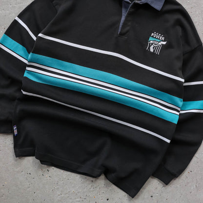 Port Adelaide Power Sekem AFL Rugby Jumper - 90s (L)
