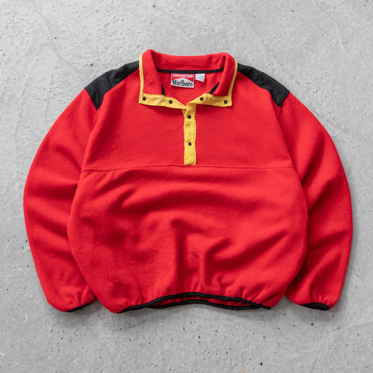 Vintage 90s Marlboro Adventure Team Fleece Pullover - L