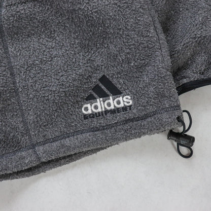 Vintage 90s Adidas Equipment 1/4 Zip Fleece Pullover - L