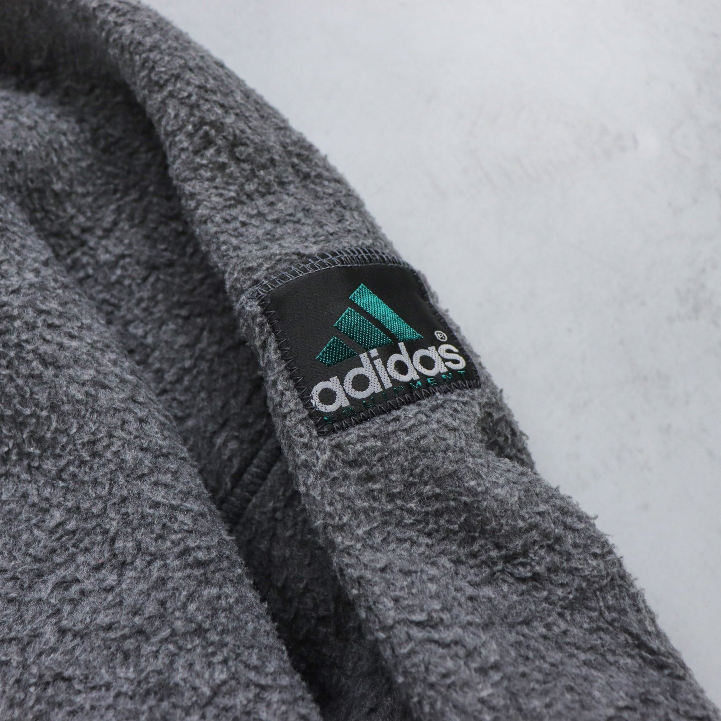 Vintage 90s Adidas Equipment 1/4 Zip Fleece Pullover - L