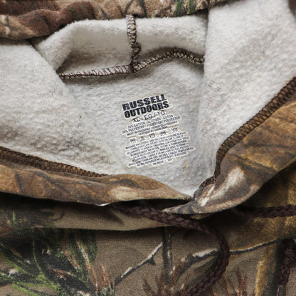 Vintage Russell Outdoors Realtree Camo Hoodie - XL