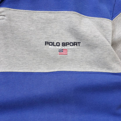 Polo Sport Ralph Lauren Striped Polo Shirt - 90s (L)