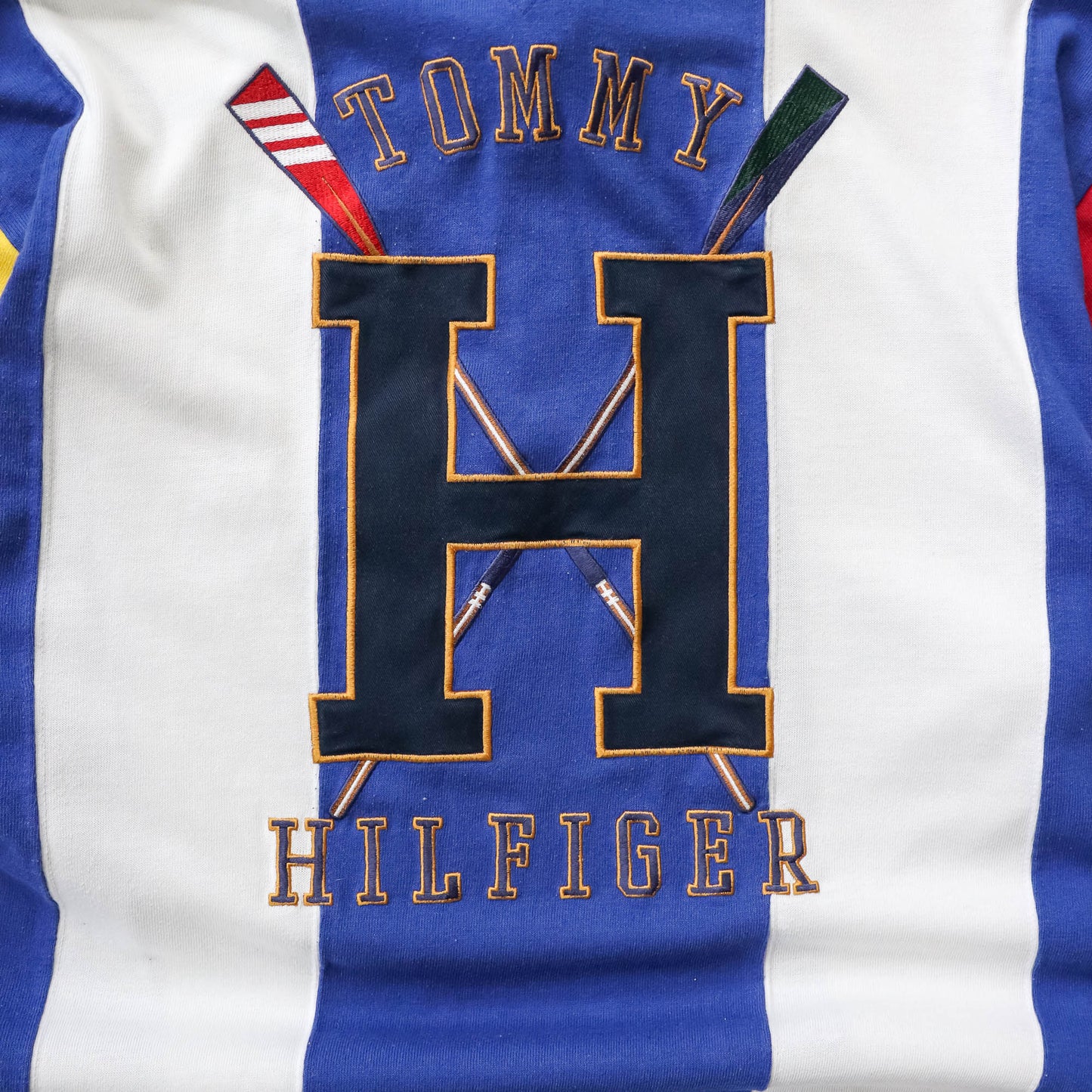 Tommy Hilfiger Sailing Colourblock Rugby Shirt - 90s (M)