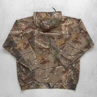 Vintage Russell Outdoors Realtree Camo Hoodie - XXL