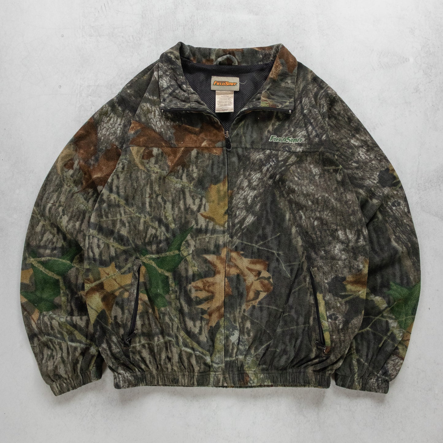 Vintage Mossy Oak Realtree Camo Fleece Jacket - S