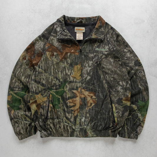 Vintage Mossy Oak Realtree Camo Fleece Jacket - S