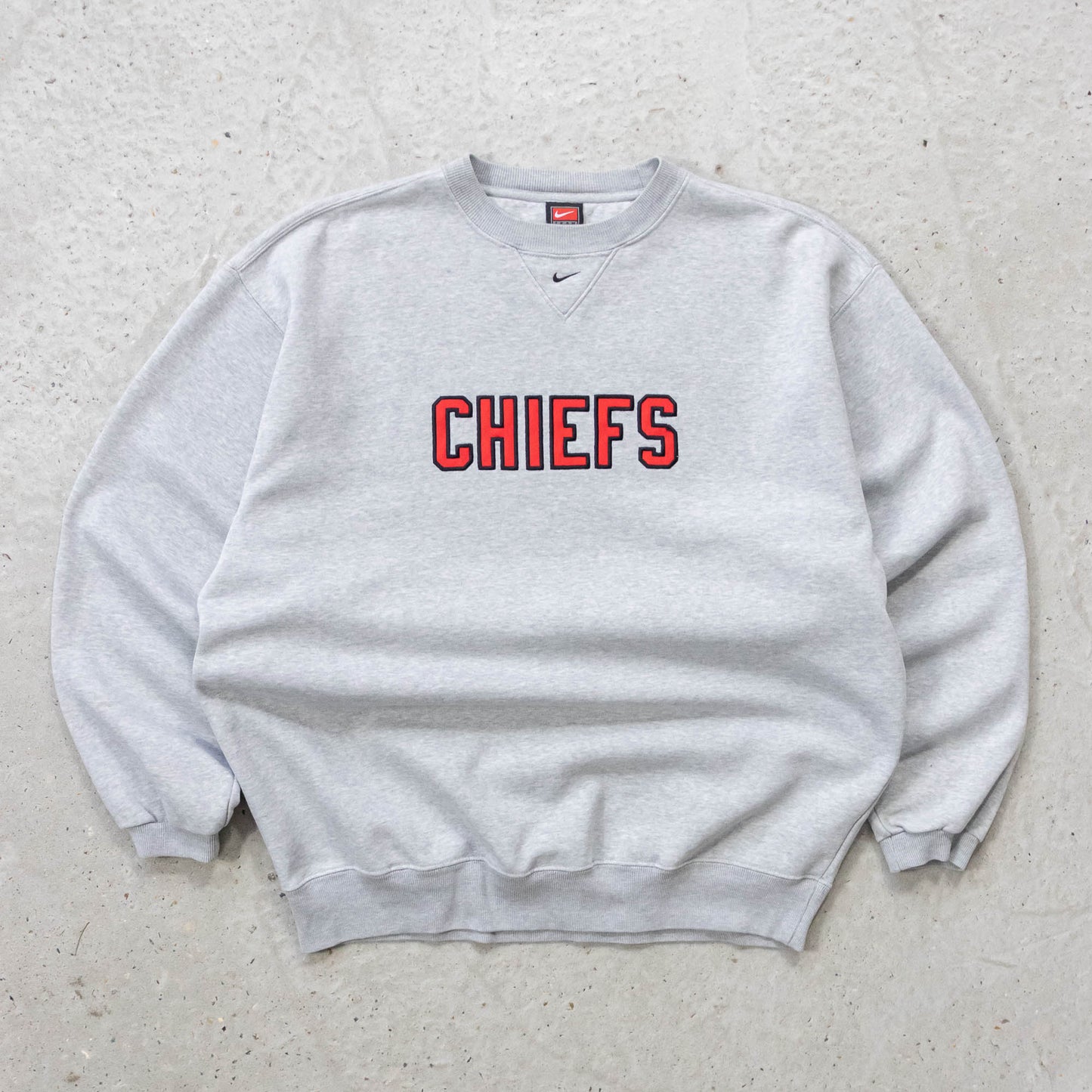 Nike Kansas City Chiefs Embroidered NFL Sweatshirt - 90s (L)