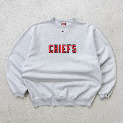 Nike Kansas City Chiefs Embroidered NFL Sweatshirt - 90s (L)