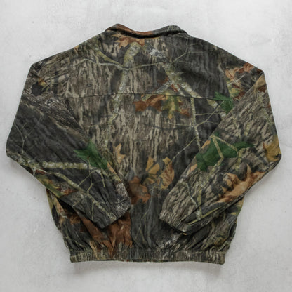 Vintage Mossy Oak Realtree Camo Fleece Jacket - S