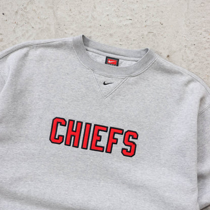 Nike Kansas City Chiefs Embroidered NFL Sweatshirt - 90s (L)