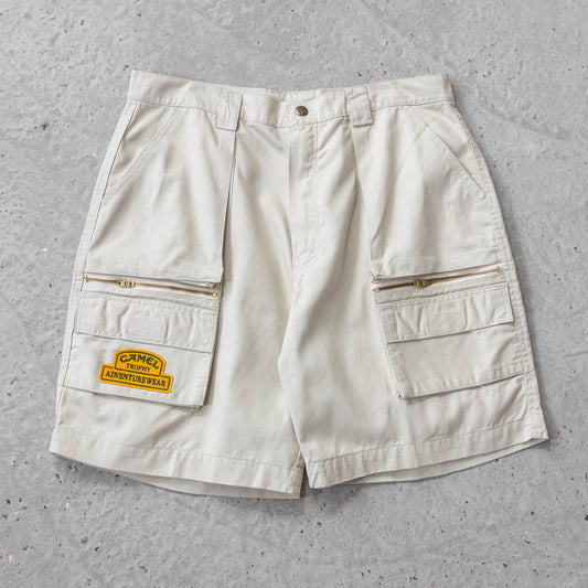 Vintage 90s Camel Trophy Cargo Shorts - 34