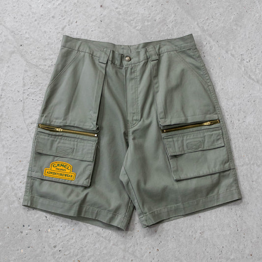 Vintage 90s Camel Trophy Cargo Shorts - 34