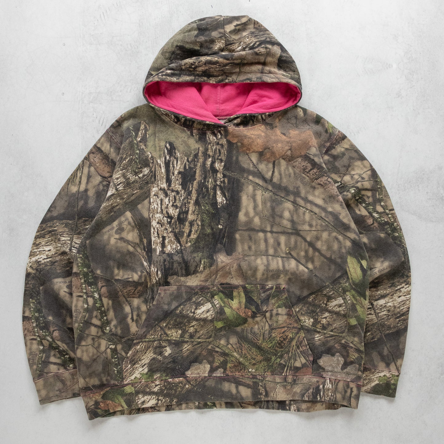 Vintage Mossy Oak Realtree Camo Hoodie - Women's L