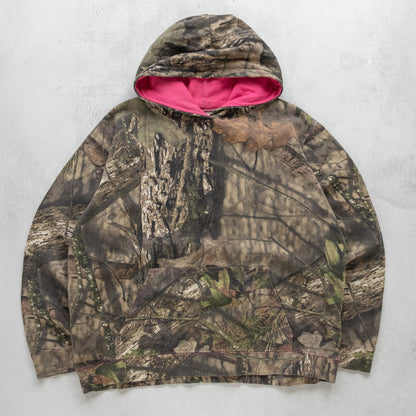 Vintage Mossy Oak Realtree Camo Hoodie - Women's L