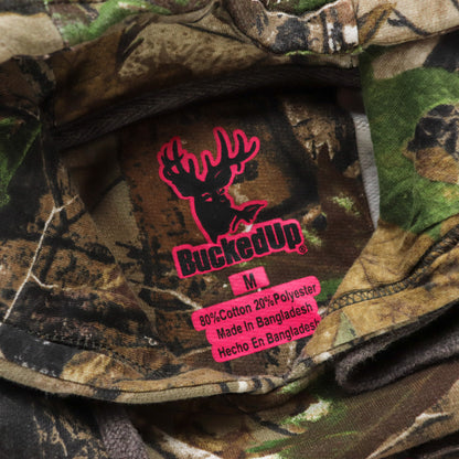 Vintage Bucked Up Realtree Camo Hoodie - M
